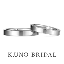 K.UNO BRIDAL（ケイウノ ブライダル）:[オーダーメイド]シャープで洗練されたデザインも、内側に想い出を記して