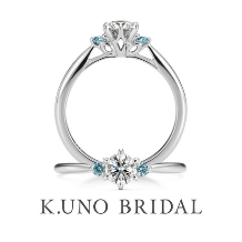 【ケイウノ】花嫁を祝福する”サムシングブルー”の青い輝き
