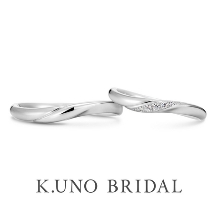 K.UNO BRIDAL（ケイウノ ブライダル）:NEW 【フルリア】指のつけ根に馴染むやわらかな曲線美を表現した結婚指輪