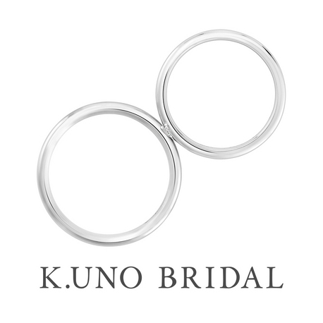K.UNO BRIDAL（ケイウノ ブライダル）:【ケイウノ】合わせて“ハート”。そこにきらめくダイヤは愛の輝き