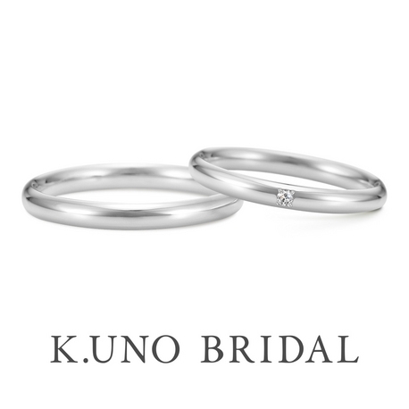 K.UNO BRIDAL（ケイウノ ブライダル）:【ケイウノ】好みに合わせてダイヤをワンポイントに