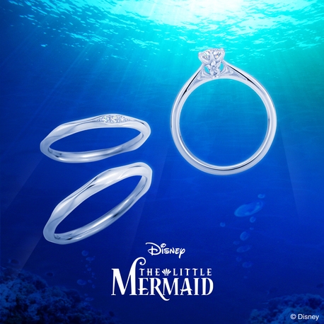 K.UNO BRIDAL（ケイウノ ブライダル）:[Disney]Light in the sea 『リトル・マーメイド』婚約指輪