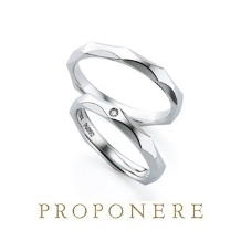 美しい波模様の結婚指輪　～プロポネールより～