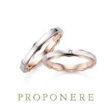Ishigami　Bridal／イシガミブライダル:PROPONERE(プロポネール）美しい波模様の結婚指輪　ヴォーグ（波）
