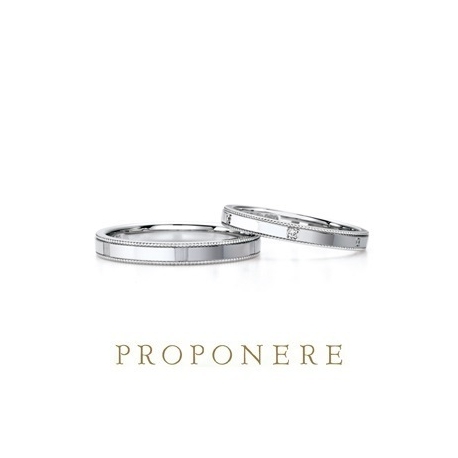 Ishigami　Bridal／イシガミブライダル:ナチュラルなスタンダードデザインの美しい指環　～プロポネールより～