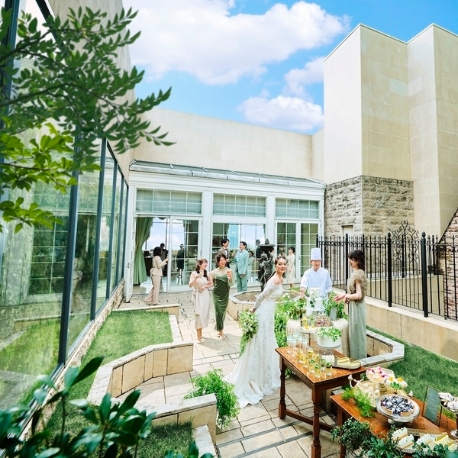 ホテルモントレ グラスミア大阪:【30名~◎大人数OK】ゲストの笑顔×絶景W◆試食&ドレス試着