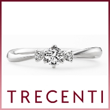 TRECENTI（トレセンテ）:【トレ・ウェヌス ウェーブ】ダイヤモンドの輝きを最大限に生かし、楽しむデザイン