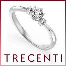 TRECENTI（トレセンテ）:【トレ・ウェヌス ウェーブ】ダイヤモンドの輝きを最大限に生かし、楽しむデザイン