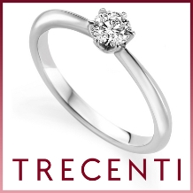 TRECENTI（トレセンテ）:【チポーラ】ダイヤの輝きをきわ立たせるシンプルなデザイン