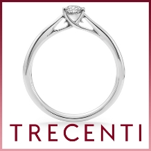 TRECENTI（トレセンテ）:【クオーレ】ふたりの愛が永遠につづくようにと、願いを込めたリング