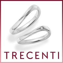 TRECENTI（トレセンテ）:【ムゲットウェーブ】愛されるよろこび。きらめくダイヤモンドを薬指に添えて