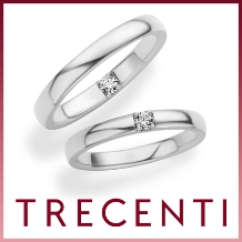 TRECENTI（トレセンテ）:【コッピア・フォルテ双子ダイヤモンド】年月を重ねるごとに愛着が生まれるデザイン