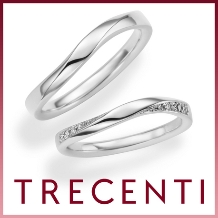 TRECENTI（トレセンテ）:【マトリモニオ】『双子ダイヤモンド』で繋ぐふたりの確かな絆