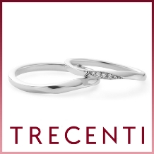 TRECENTI（トレセンテ）:【シンチェーロ ウェーブ】『双子ダイヤモンド』で繋ぐふたりの確かな絆