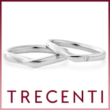 TRECENTI（トレセンテ）:【ウルバーノV0.01ct】凛とした存在感を放つダイヤモンドが特徴。