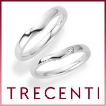 TRECENTI（トレセンテ）:【ウルバーノV双子ダイヤモンド】凛とした存在感を放つダイヤモンドが特徴