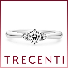 【トリニタ・ドルチェ】センターダイヤに華やかさを添える伝統的なデザイン