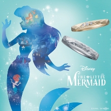 JEWEL SEVEN BRIDAL:Disney LITTLE MERMAID キラキラと輝く煌めきが薬指を包み込む