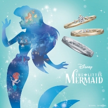 JEWEL SEVEN BRIDAL:Disney LITTLE MERMAID キラキラと輝く煌めきが薬指を包み込む