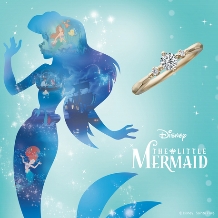Disney LITTLE MERMAID キラキラと輝く煌めきが薬指を包み込む