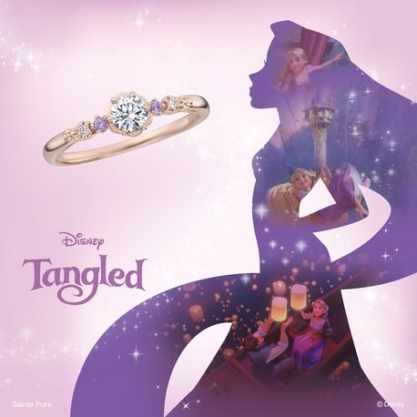 JEWEL SEVEN BRIDAL:Disney Tangled お花が咲いているかのような繊細な造形が美しいリング