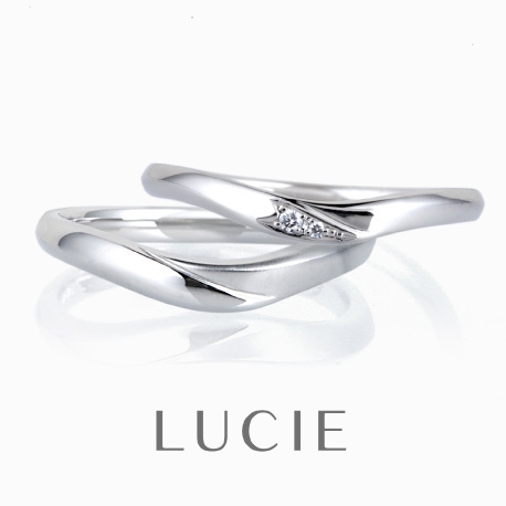 LUCIE（ルシエ）:【オートクチュール作品】桜の花びらをデザインに あしらった結婚指輪