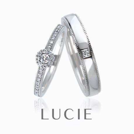 LUCIE（ルシエ）:【オートクチュール作品】それぞれの好みを 重視した結婚指輪