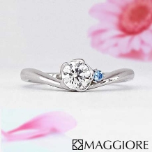 MAGGIORE アートダイヤモンド（マジョーレ）:【マジョーレ】お花のデザインが可愛いマジョーレオリジナルエンゲージリング