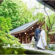 乃木神社・乃木會館:自然溢れる閑静な神前式体験~半屋外社殿&披露宴会場見学