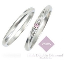 『お守りリング』Pink Dolphin Diamond