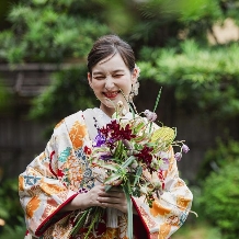 ＴＨＥ ＧＡＲＤＥＮ ＤＩＮＩＮＧ 弓絃葉:【写真だけの結婚式】超お得♪衣裳2着で¥120,000（税別）～