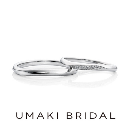 ＵＭＡＫＩ ＢＲＩＤＡＬ:【 シャイニー 】細身で緩やかなウェーブなので着け心地抜群！