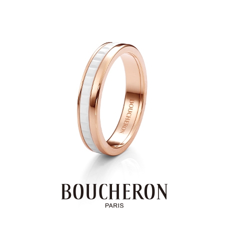 ＵＭＡＫＩ ＢＲＩＤＡＬ:【 BOUCHERON 】キャトル ホワイト リング ハーフ