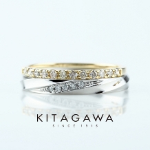 KITAGAWA BRIDAL:【数量限定】人気のハーフエタニティリングがカワイイ！80-6903YG