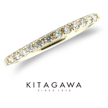 KITAGAWA BRIDAL:【数量限定】人気のハーフエタニティリングがカワイイ！80-6903YG
