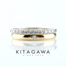 KITAGAWA BRIDAL:【数量限定】人気の細みハーフエタニティ、重ね使いも可愛い！80-6903PT