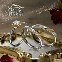 KITAGAWA BRIDAL:ディズニー「美女と野獣」 エターナル・ローズ  結婚指輪