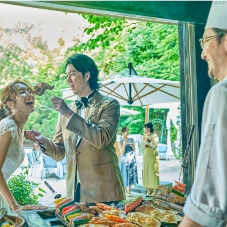 ジャルダン・ドゥ・ボヌール：2日間限定開催【試食つき GARDEN BBQ FES】式場探し体験