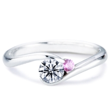 婚約指輪 選べる 誕生石付き プラチナ ダイヤモンド プロポーズ指輪 鑑定書付き