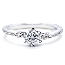 美輪宝石:【価格２５万円】0.3ct・Fカラー・VSクラス・３EXダイヤ鑑定書付き婚約指輪