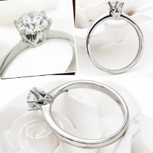美輪宝石:【フェア対象商品】19万円で叶う0.3カラットダイヤの人気の王道デザイン婚約指輪