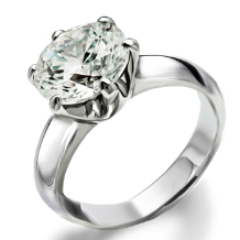 美輪宝石:女性の憧れ!大粒2カラットダイヤモンドプロポーズリング miwahouseki