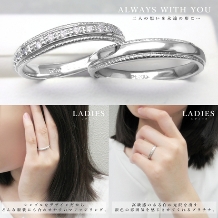 美輪宝石:クラシカル&エタニティ好きなカップルに人気★プラチナ結婚指輪がペア19万円