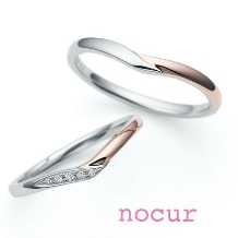 宝石のマルモ_【ノクル】 ペアで132,000円　ダイヤモンド入りのマリッジリング♪
