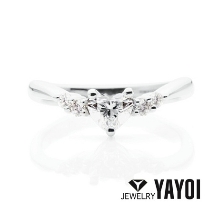 ハートのダイヤモンドを婚約指輪に！