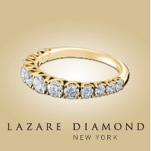 ラザール ダイヤモンド ブティック:【トレリス(YG)】ダイヤのグラデーションが贅沢なエタニティリング！！