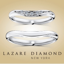 ラザール ダイヤモンド ブティック:【ベイ リッジ】やわらかな曲線美ときらめきが、いつまでも指に心地よくなじむ逸品