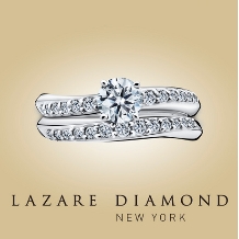 ラザール ダイヤモンド ブティック:【グラマシー】ゆるやかなウェーブに美しいメレダイヤがほどよい華やかさを演出！