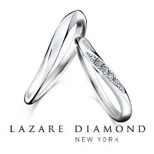 ラザール ダイヤモンド ブティック:【オーチャード】重ね着けも美しい、アシメントリーなウェーブタイプのリング。