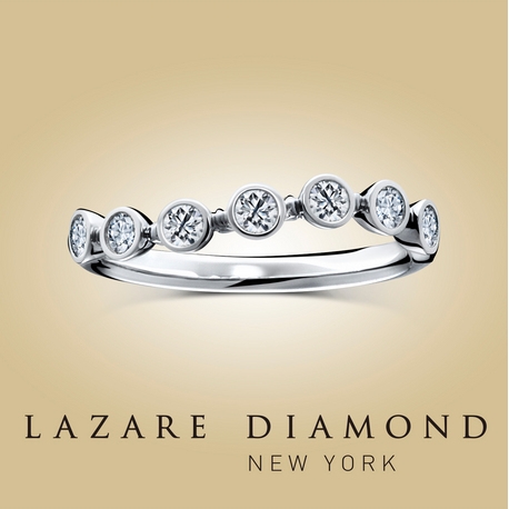 ラザール ダイヤモンド ブティック:【ブロードウェイ】大きめのダイヤが華やかなハーフエタニティ
